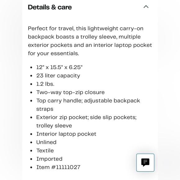 Beis The Beisics Backpack, olive green, NWOT - Picture 11 of 11